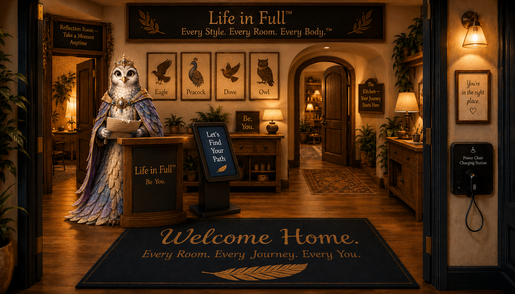 Queen Opal welcomes Leila to the Life in Full arrival hub
