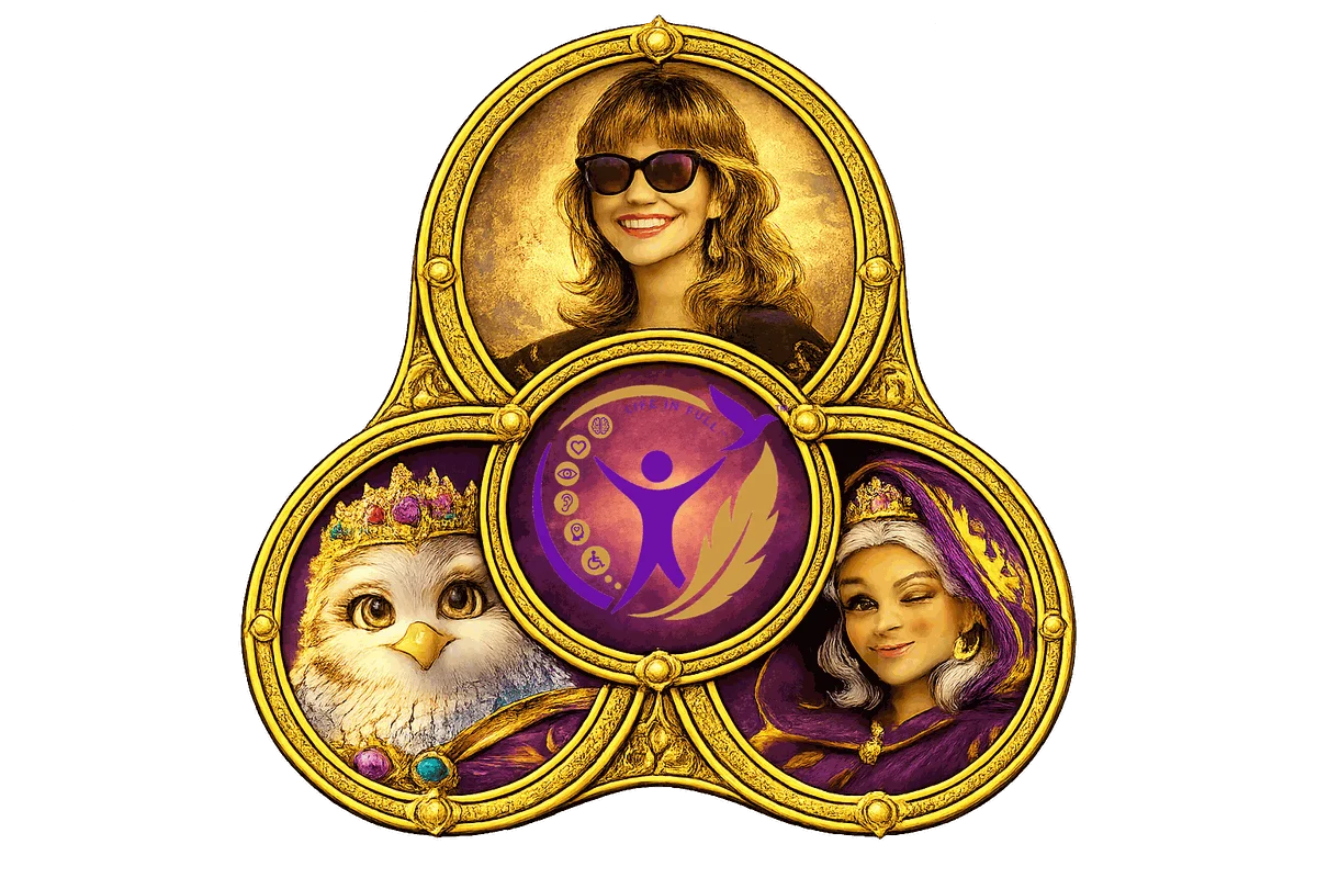 Queen Opal, the Invisible Queen, and Tori at Room Five graduation